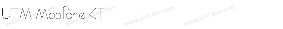 UTM Mobifone KT字体转换